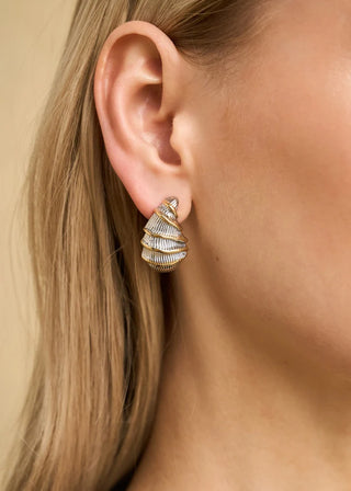 ORECCHINI FOSSIL A LOBO ARGENTO\ORO