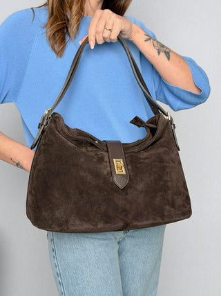 Borsa camoscio Fiorenza