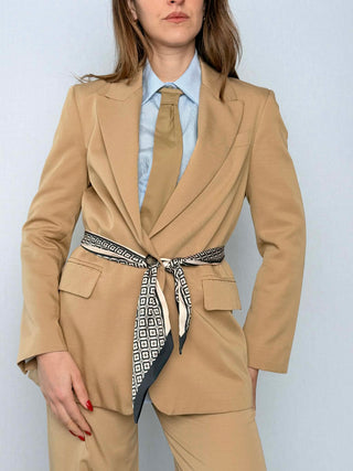 Scarf jacket at the waist - Kontatto