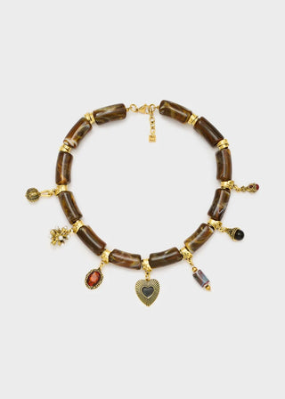 COLLANA KYE IN RESINA CON PENDENTI