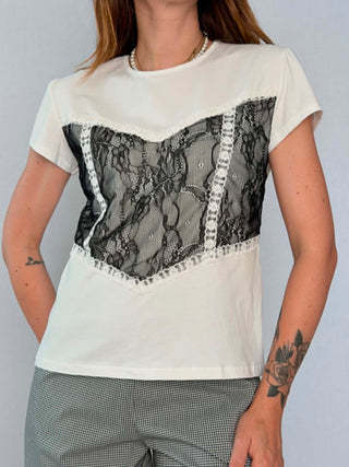 T-Shirt pizzo 56288