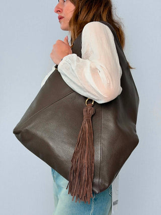 Borsa pelle Terry