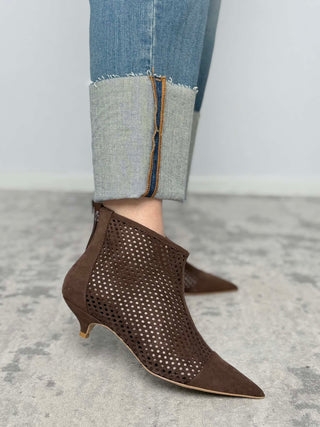 Tronchetto camoscio moro - Divine Follie