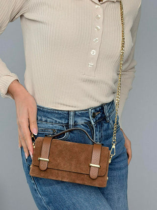 Borsa camoscio Baggy