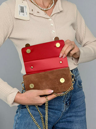 Borsa camoscio Baggy