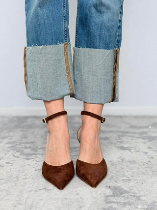 Décolleté Camoscio