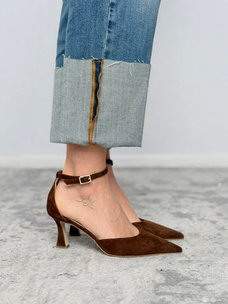 Décolleté Camoscio