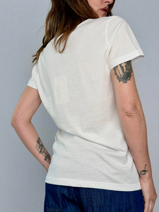 T-shirt gatto e strass - Kontatto