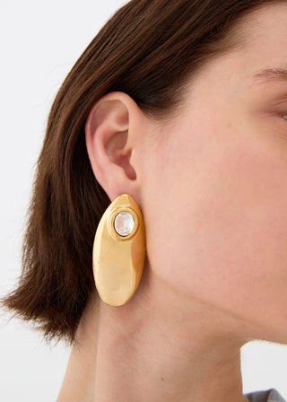 Nalì Oval Earrings