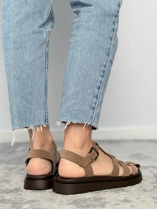 Sandalo camoscio 18+