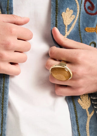ANELLO KABRI IN ACRILICO OVER