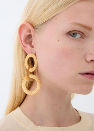 Orecchini pendenti cerchi Nalì