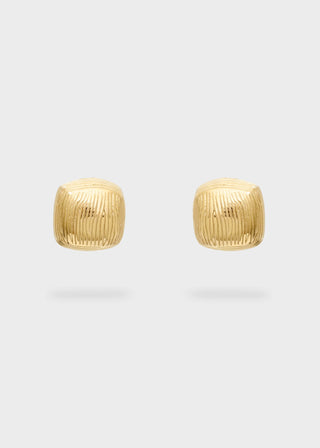 Orecchini square zigrinati Nalì