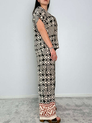 Susy Star patterned suit