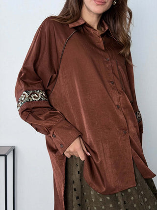Camicia Norcia Marrone