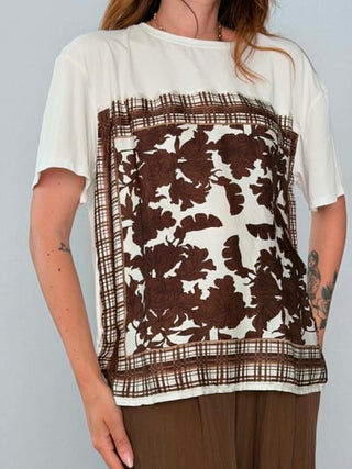 T-Shirt Fiori Moro
