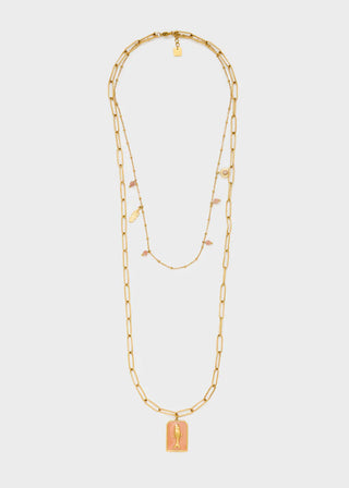 NECKLACE DOUBLE STRAND MINI CHARMS