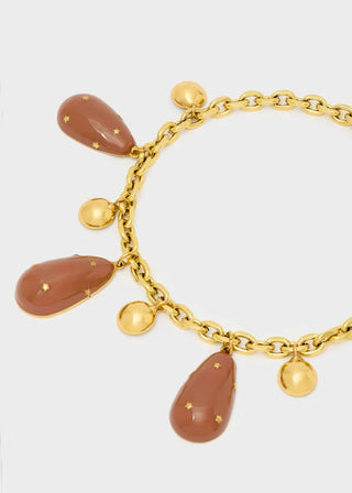 COLLANA JULS LUNGA ELEMENTO SMALTATO
