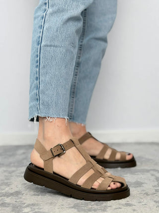 Sandalo camoscio 18+