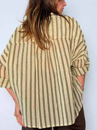 Camicia Coreana Beige