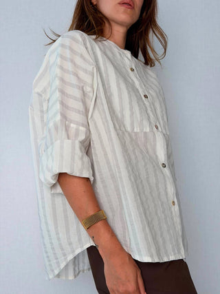 Camicia Coreana Bianco