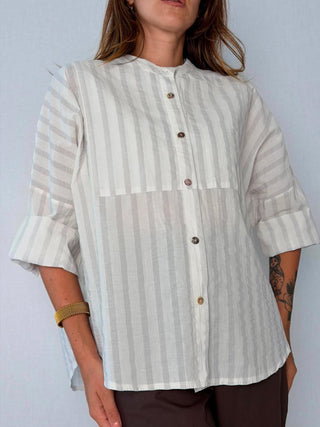 Camicia Coreana Bianco