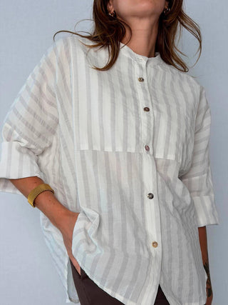 Camicia Coreana Bianco