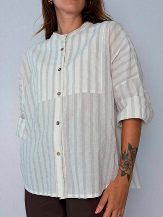 Camicia Coreana Bianco