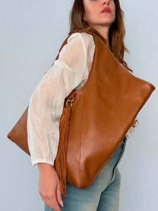 Terry leather bag