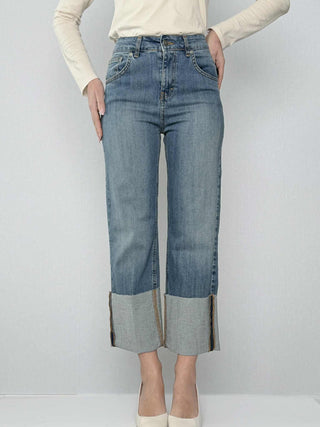 Jeans ribalta alta Susy Mix