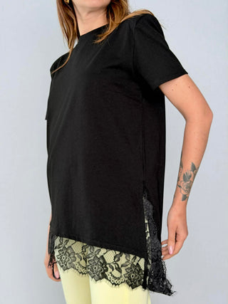 Maglia pizzo con spalline - Susy Mix