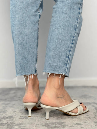 Leather mule sandal - Divine Follie