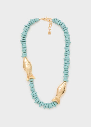 NECKLACE CHOKER FISH ELEMENTS