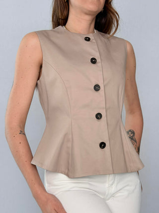 Button Vest - In Tension