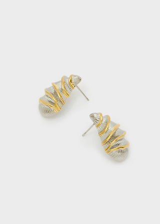 ORECCHINI FOSSIL A LOBO ARGENTO\ORO
