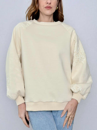 Felpa con pizzo HaveOne