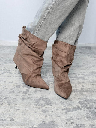 Tronchetto ecocamoscio Tortora - Susy Mix