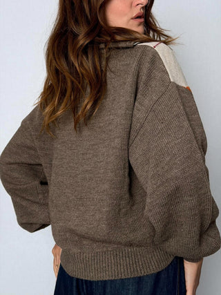 Cardigan rombi blu - HaveOne