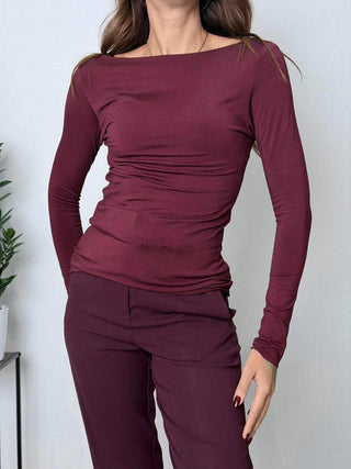 Maglia barchetta taglio vivo-Susy Mix