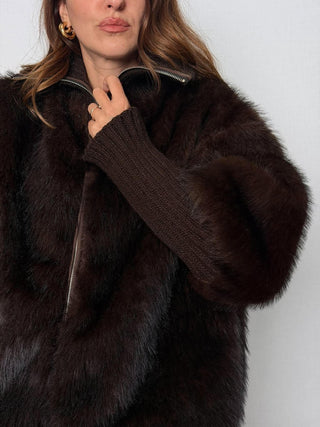 Bomber ecopelliccia Rignano Moro