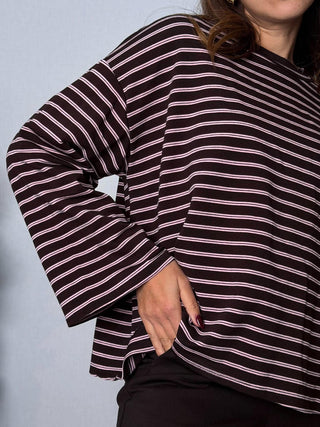 Maglia riga Lucca Rosa