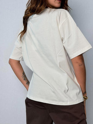 T-Shirt Rock & Roll Bianco - Susy Mix