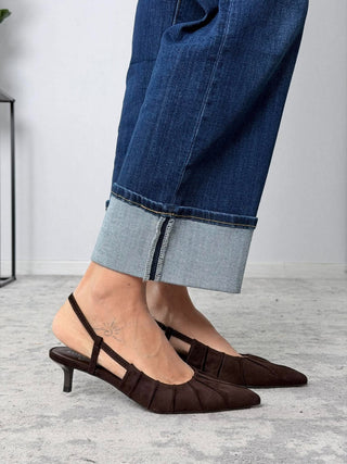 SlingBack ecocamoscio moro - Susy Mix