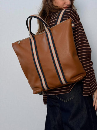 Borsa-Zaino pelle Vicky Cuoio