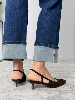 SlingBack ecocamoscio moro - Susy Mix