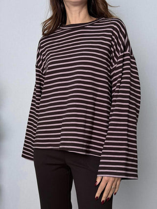 Maglia riga Lucca Rosa