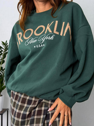 Felpa Brooklin Verde - Susy Mix