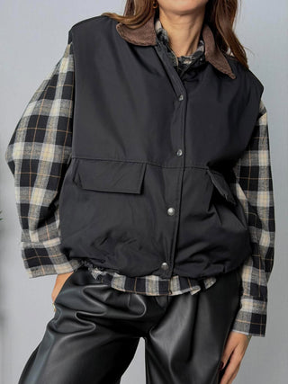 Gilet imbottito Rapallo nero