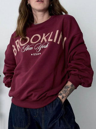 Felpa Brooklin Bordeaux - Susy Mix