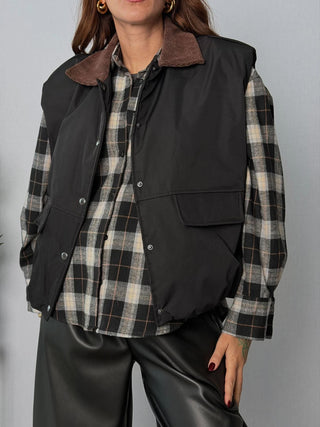 Gilet imbottito Rapallo nero